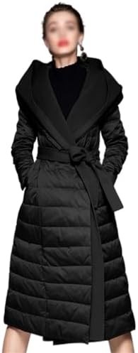 Douxie Korean Version Of Thickened Down Jacket Women's Medium-length Slim White Duck Down Ladies Down Jacket