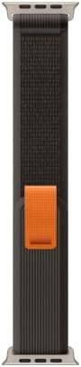 Apple Watch Band - Trail Loop (49mm) - Black/Gray - S/M
